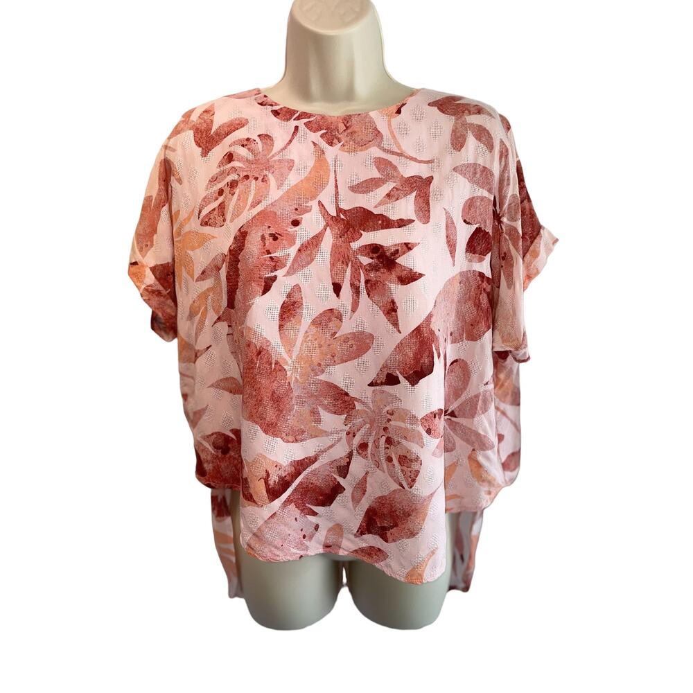 Buckle Black Ladies‎ Small, Pink/Coral, Linen Texture/Chiffon Lined and Hem
